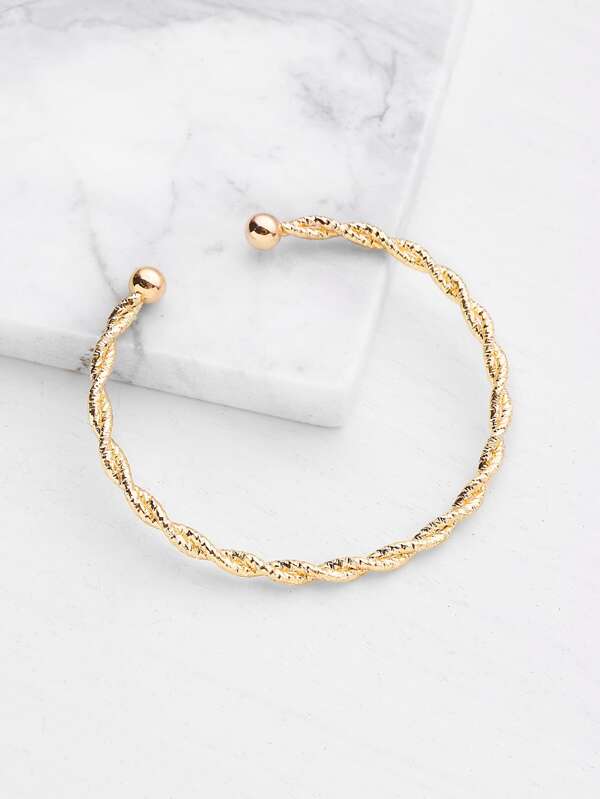 Plated Woven Design Bracelet - LuckyFash™