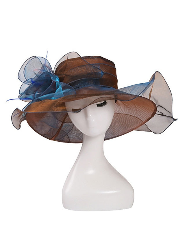 Women's Hat Bucket Hat Sun Hat Blue Purple Pink Party Outdoor Dailywear Floral Floral Portable Windproof Comfort - LuckyFash™