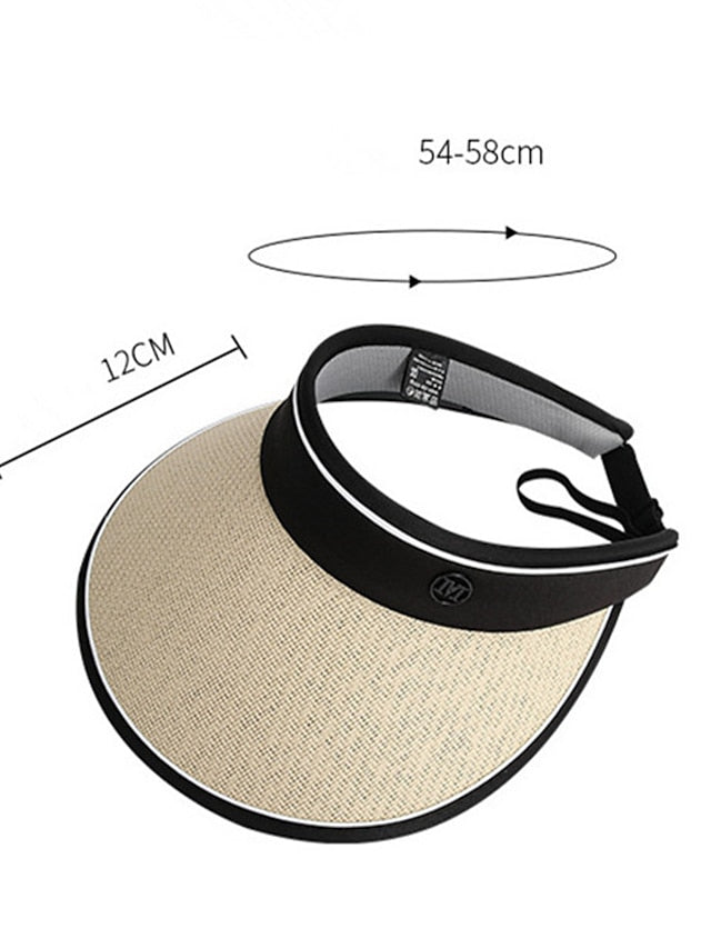 Women's Straw Hat Outdoor Daily Holiday Straw Sports & Outdoors Casual Beach Sunscreen Casual / Daily 1 pcs - LuckyFash™