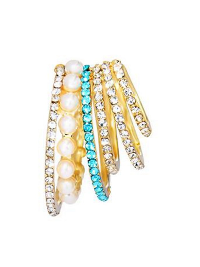 1 Pair Drop Earrings Hoop Earrings For Women's Street Date Alloy Layered Fashion - LuckyFash™
