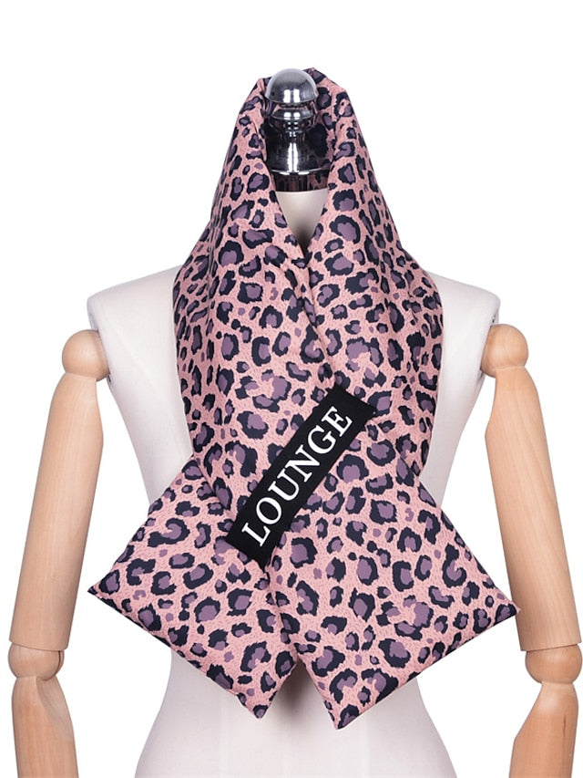 Shawls & Wraps Outdoor Dailywear Weekend Beige Black White Scarf Leopard for Women - LuckyFash™