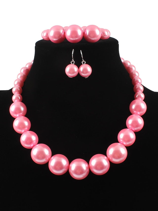 Women's necklace Chic & Modern Party Pure Color Jewelry Sets - LuckyFash™