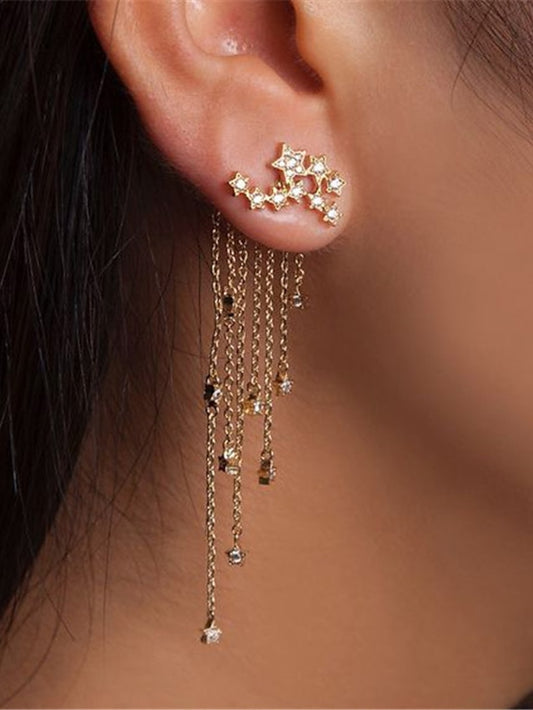 Women's Earrings Chic & Modern Street Star Earring / Gold / Silver / Fall / Winter / Spring - LuckyFash™