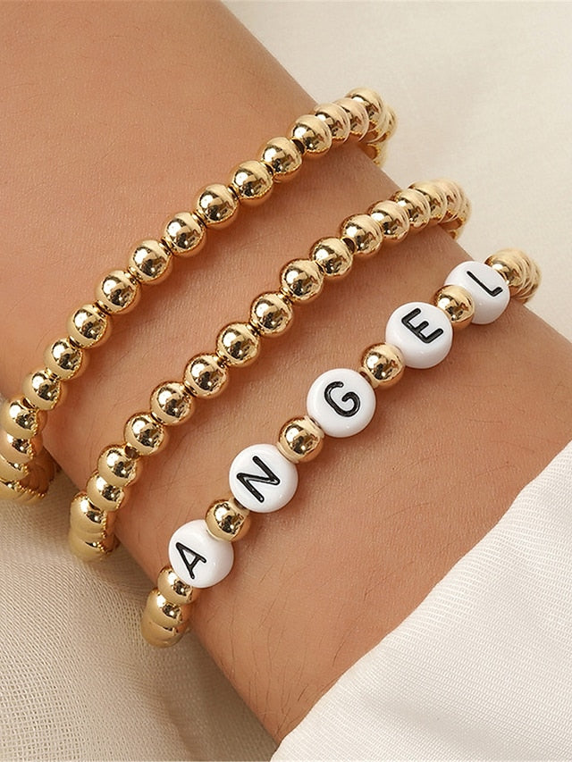 Women's Bracelets Fashion Outdoor Letter Bracelets & Bangles - LuckyFash™