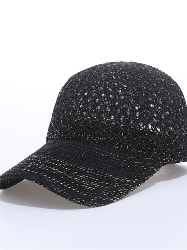 Solid Color Holiday Girls Sun Cap Breathable New Summer Cap Baseball Cap Outdoor  Womens Sunshade Hat Ponytail Cap - LuckyFash™