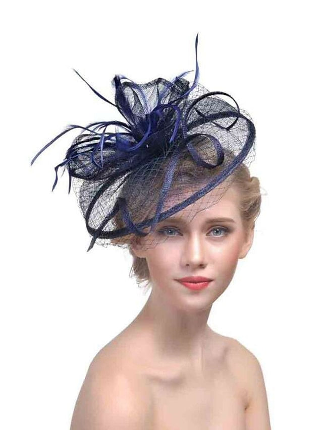 Women's Hair Clip Party Party Solid Color Headwear / Black / Yellow / Red / Blue / Purple - LuckyFash™