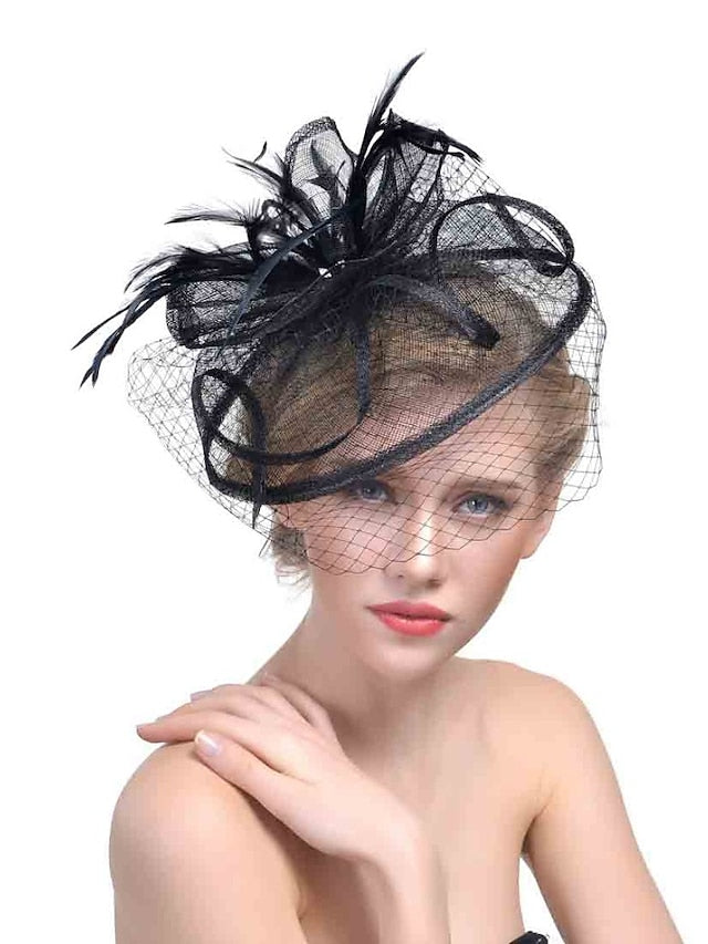 Women's Hair Clip Party Party Solid Color Headwear / Black / Yellow / Red / Blue / Purple - LuckyFash™