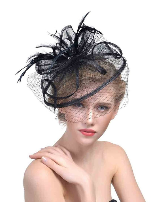 Women's Hair Clip Party Party Solid Color Headwear / Black / Yellow / Red / Blue / Purple - LuckyFash™
