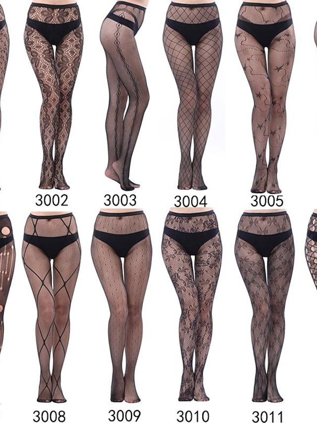 Women's Panty Hose Party Daily Solid Color Spandex Nylon Sexy 1 Pair - LuckyFash™