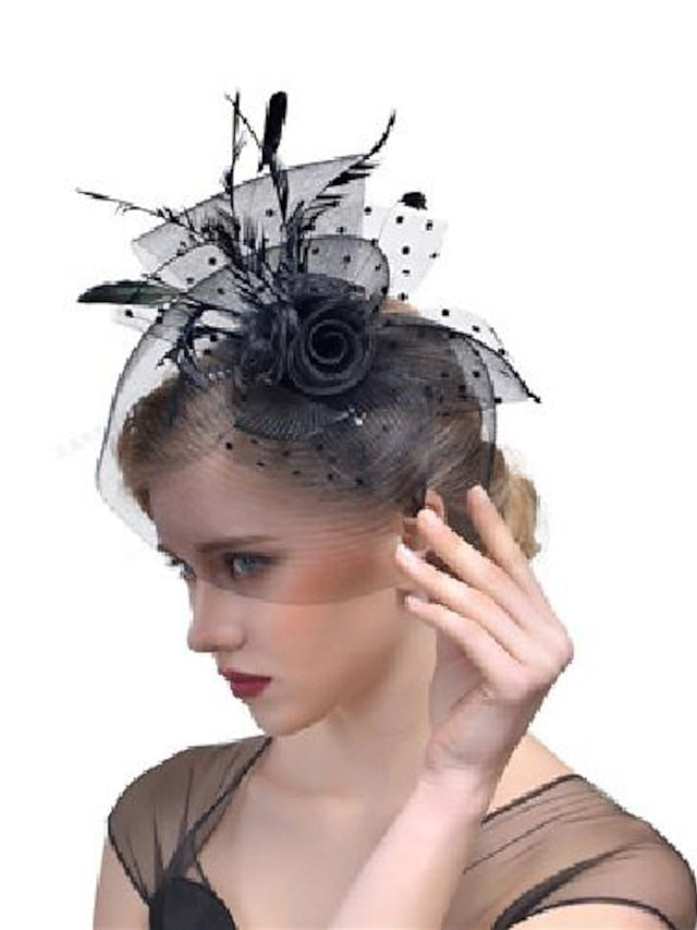 Women's Hair Clip Party Party Solid Color Headwear / Red / Blue / Fall / Winter / Spring - LuckyFash™