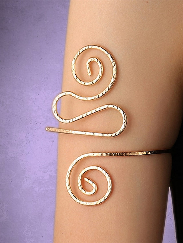 Women's Bracelet Classic Fashion Statement Personalized Rock Alloy Bracelet Jewelry Gold For Gift Holiday Date Festival - LuckyFash™