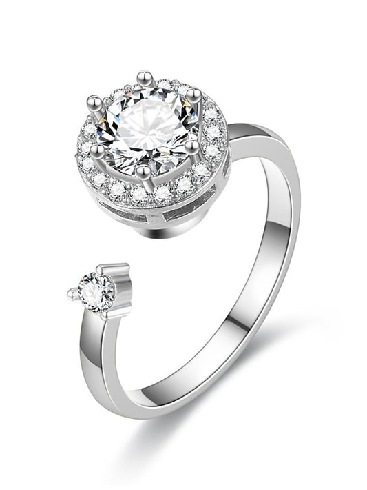 Women's Rings Chic & Modern Street Floral Ring / Silver / White / Yellow / Fall / Winter - LuckyFash™