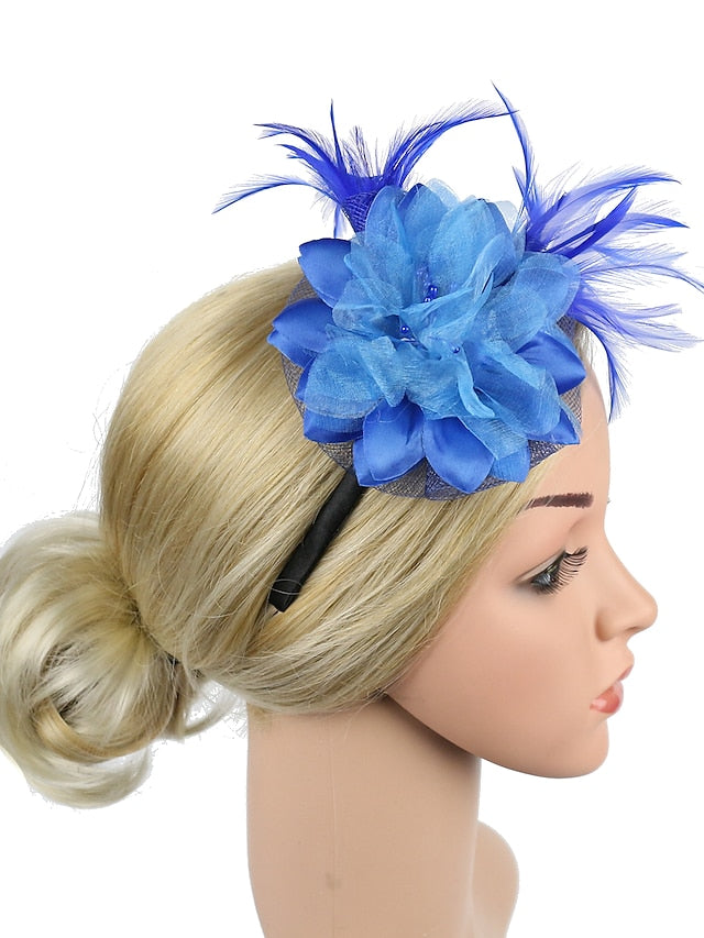 Women's Hair Clip Chic & Modern Party Pure Color Headwear / Yellow / Purple / Fall / Winter / Spring - LuckyFash™