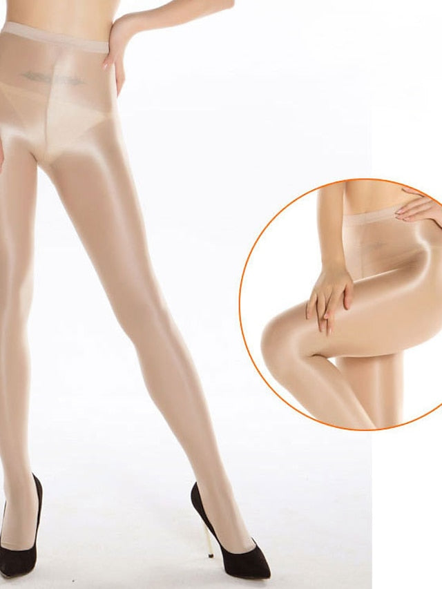 Women's Panty Hose Party Gift Daily Solid Color Polyester Acrylic Fibers Casual Sexy Casual / Daily 1 Pair - LuckyFash™