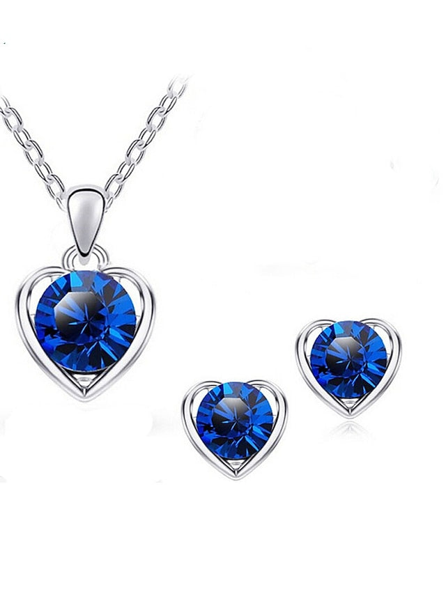 Women's necklace Fashion Outdoor Heart Jewelry Sets - LuckyFash™