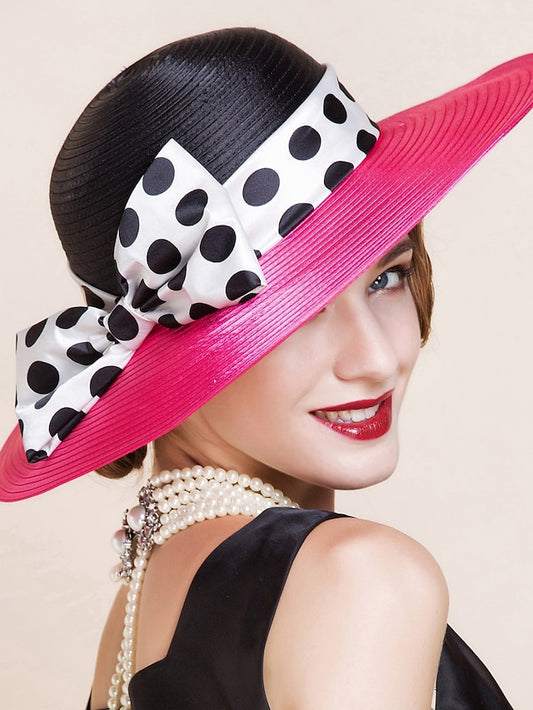 Polyester Kentucky Derby Hat / Hats with 1 Piece Outdoor / Casual / Melbourne Cup Headpiece - LuckyFash™