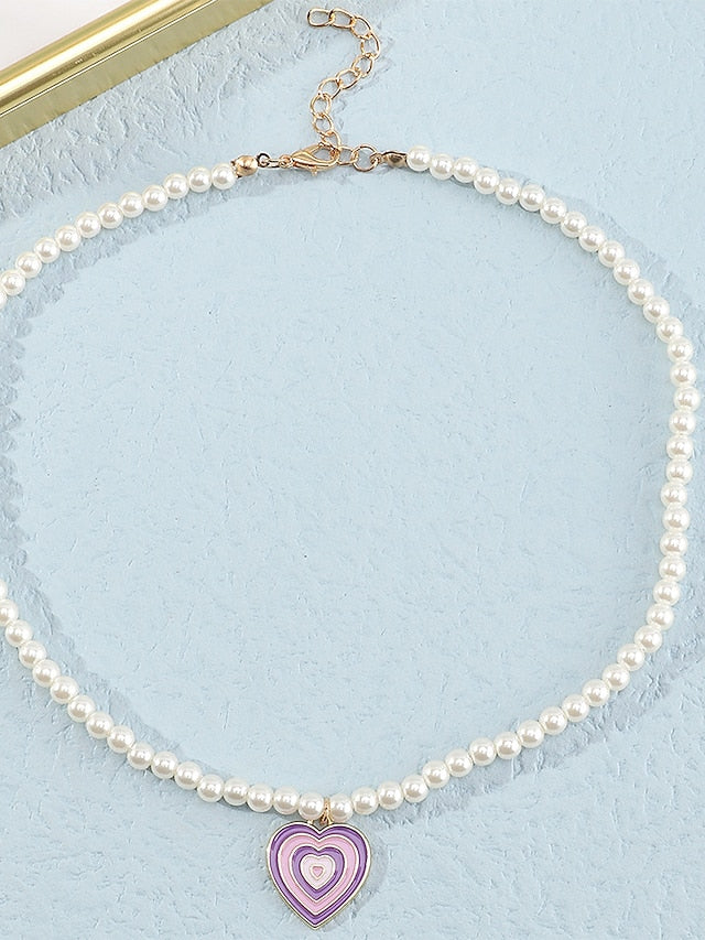 Women's necklace Active Party Necklaces / Blue / Green / Fall / Winter / Spring - LuckyFash™