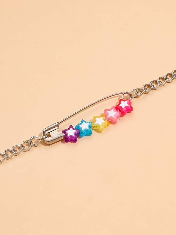 Safety Pin Decor Chain Necklace - LuckyFash™