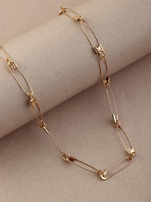 Safety Pin Decor Necklace - LuckyFash™