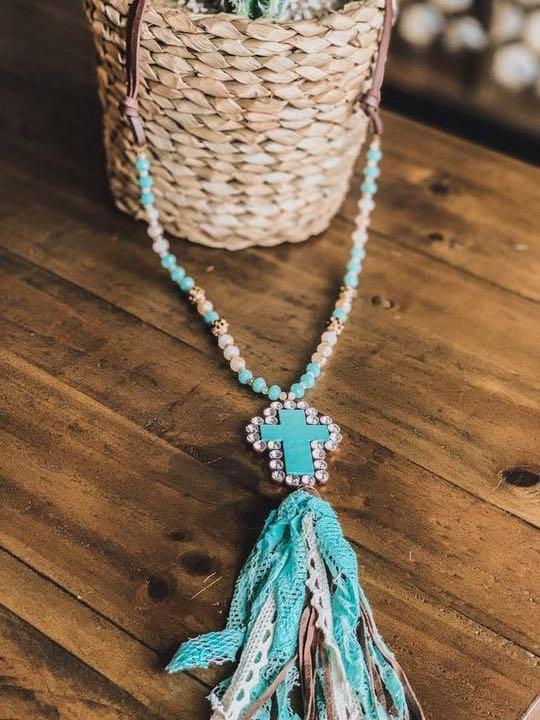 See Me Now Necklace - Turquoise - LuckyFash™