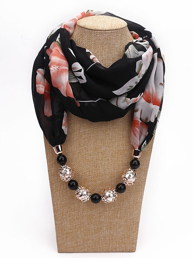 Women's Scarves Infinity Scarf Daily Shading Chiffon Simple Bohemia Casual 1 PC - LuckyFash™