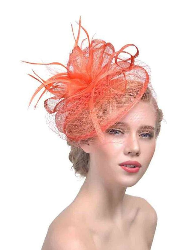 Women's Hair Clip Party Party Solid Color Headwear / Black / Yellow / Red / Blue / Purple - LuckyFash™