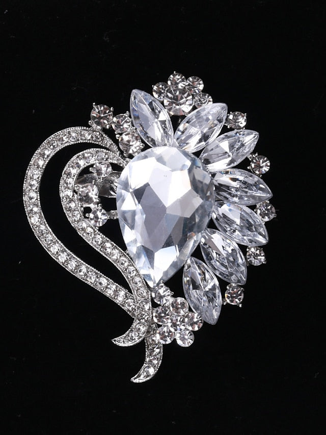 Women's Brooches Chic & Modern Street Flower Brooch / Black / White / Red / Green / Fall - LuckyFash™