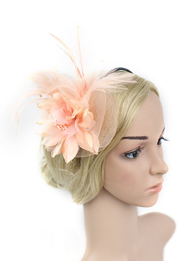 Women's Hair Clip Chic & Modern Party Pure Color Headwear / Yellow / Purple / Fall / Winter / Spring - LuckyFash™