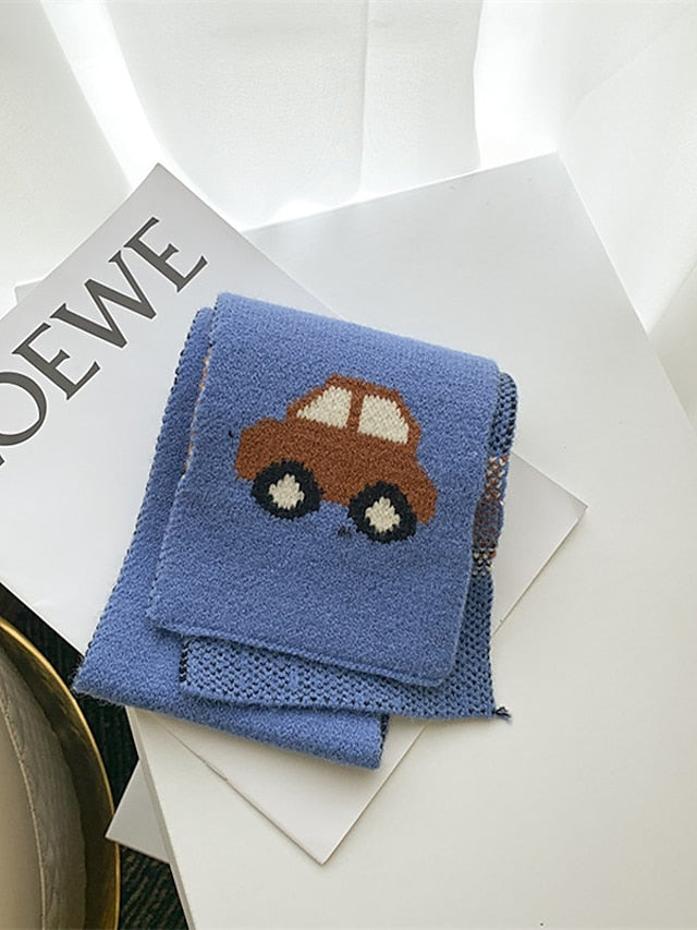 Kids Scarf Autumn Winter Fashion Children's Knitting Baby Bib Soft Knitting Winter Versatile Female Warm Girl Boy fit 2-4 Years Old - LuckyFash™