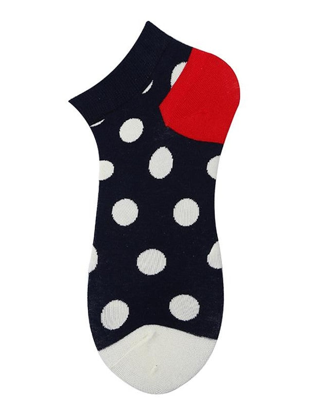 Women's Anckle Socks Low Cut Socks Office Work Daily Animal Dot Spandex Nylon Cotton Basic Casual Classic 1 Pair - LuckyFash™
