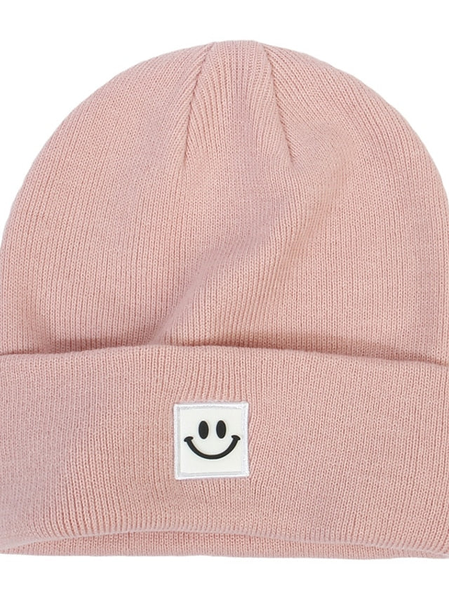Women's Hat Beanie / Slouchy Light Pink Green Purple Outdoor Street Dailywear Knit Pure Color Comfort Warm Breathable - LuckyFash™