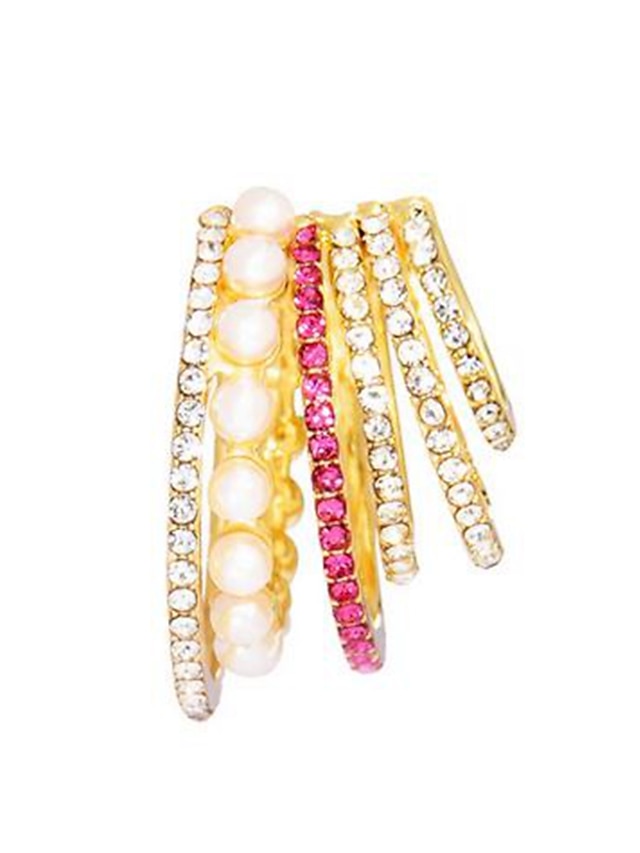 1 Pair Drop Earrings Hoop Earrings For Women's Street Date Alloy Layered Fashion - LuckyFash™