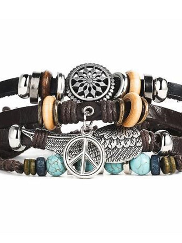 Women's Bracelets Artistic Party Color Block Bracelets & Bangles / Black / Silver / Blue / Fall / Winter - LuckyFash™