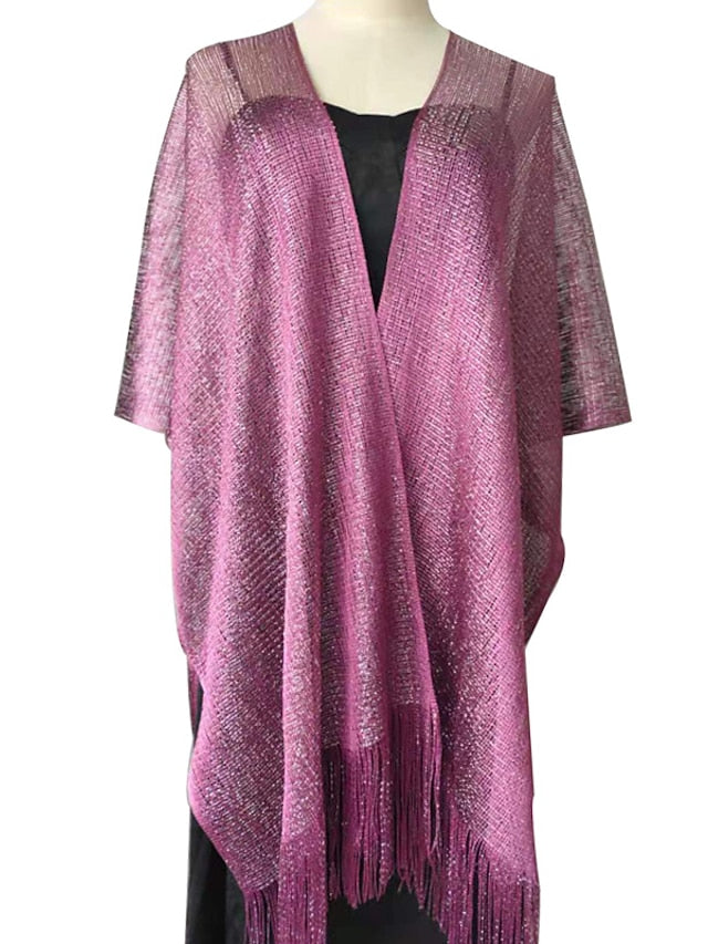 Shawls & Wraps Dailywear Daily Outdoor Yellow Purple Scarf Pure Color / Fall / Winter / Spring / Summer / Polyester for Women - LuckyFash™