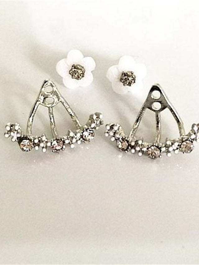 Women's Earrings Chic & Modern Street Flower Earring / Gold / Silver / Fall / Winter / Spring - LuckyFash™