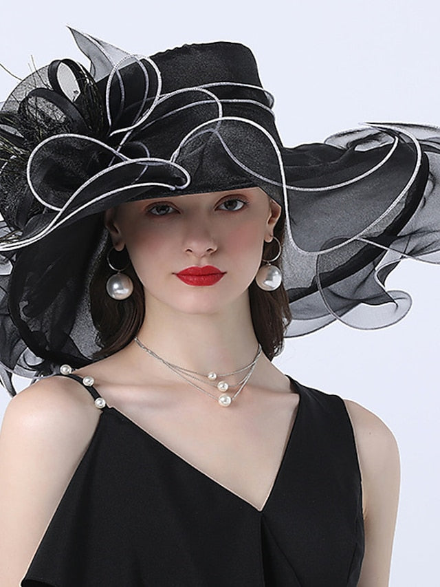 Women's Hat Bucket Hat Sun Hat Green Black Blue Party Outdoor Dailywear Floral Floral Portable Windproof Comfort - LuckyFash™