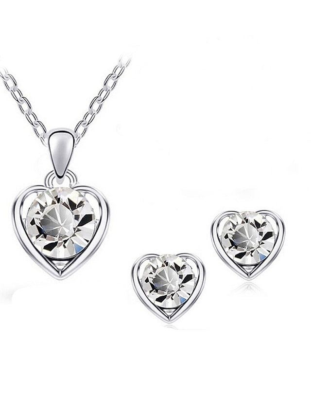 Women's necklace Fashion Outdoor Heart Jewelry Sets - LuckyFash™