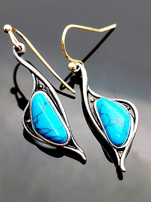 Blue Pebbles Elegant Vintage Earrings - LuckyFash™