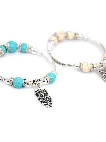 Vintage owl bracelet - LuckyFash™
