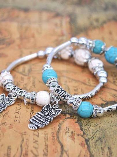 Vintage owl bracelet - LuckyFash™
