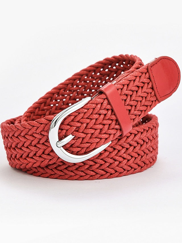 Women's Waist Belt Party Wedding Street Daily Black Red Belt Pure Color Gray Fall Winter Spring Summer - LuckyFash™
