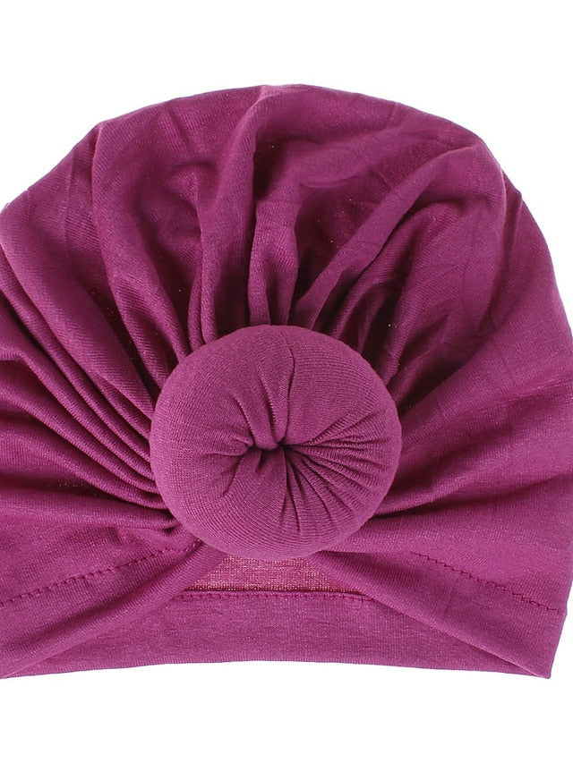 Women's Kid's Fascinators Muslim Hijab Outdoor Home Daily Solid / Plain Color Polyester Cloth Casual Boho Casual / Daily 1 pcs - LuckyFash™