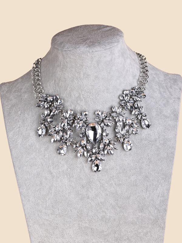 Water-drop Rhinestone Necklace - LuckyFash™