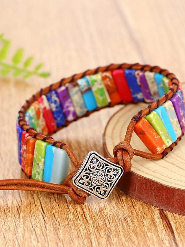 Women's Bracelets Textured Street Rainbow Bracelets & Bangles - LuckyFash™