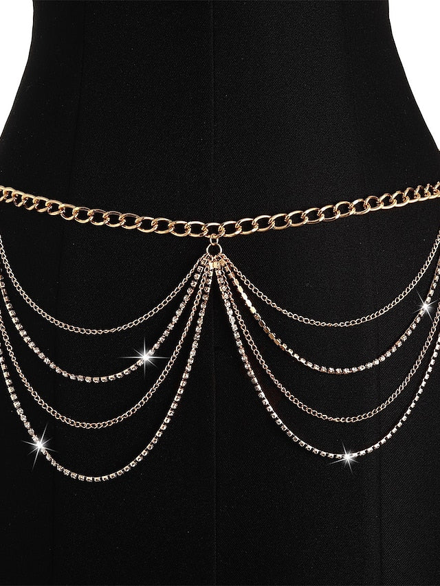 Women's body chain Fashion Outdoor Geometry Rantai cermin mata - LuckyFash™