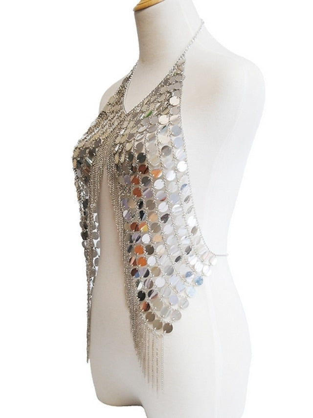 Metallic Fashion Women's Body Jewelry For Bikini Alloy Silver Gold - LuckyFash™