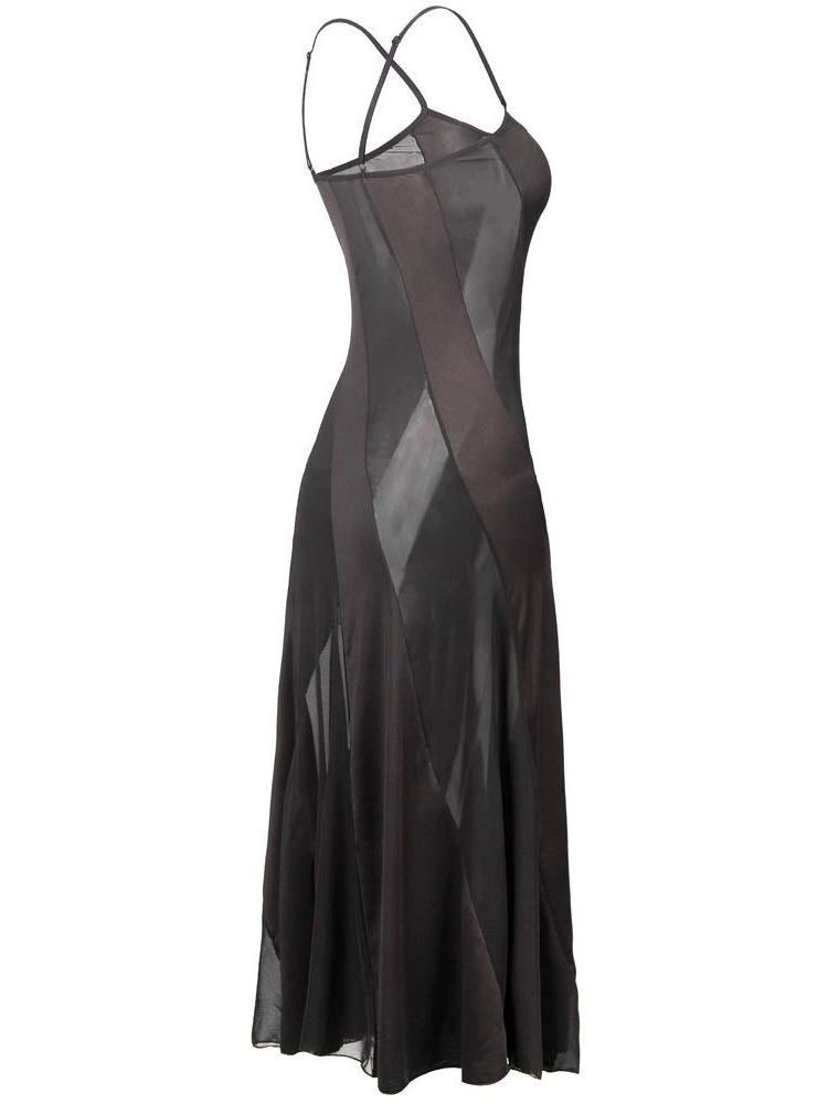 Lace Silky Sling Nightdress - LuckyFash™