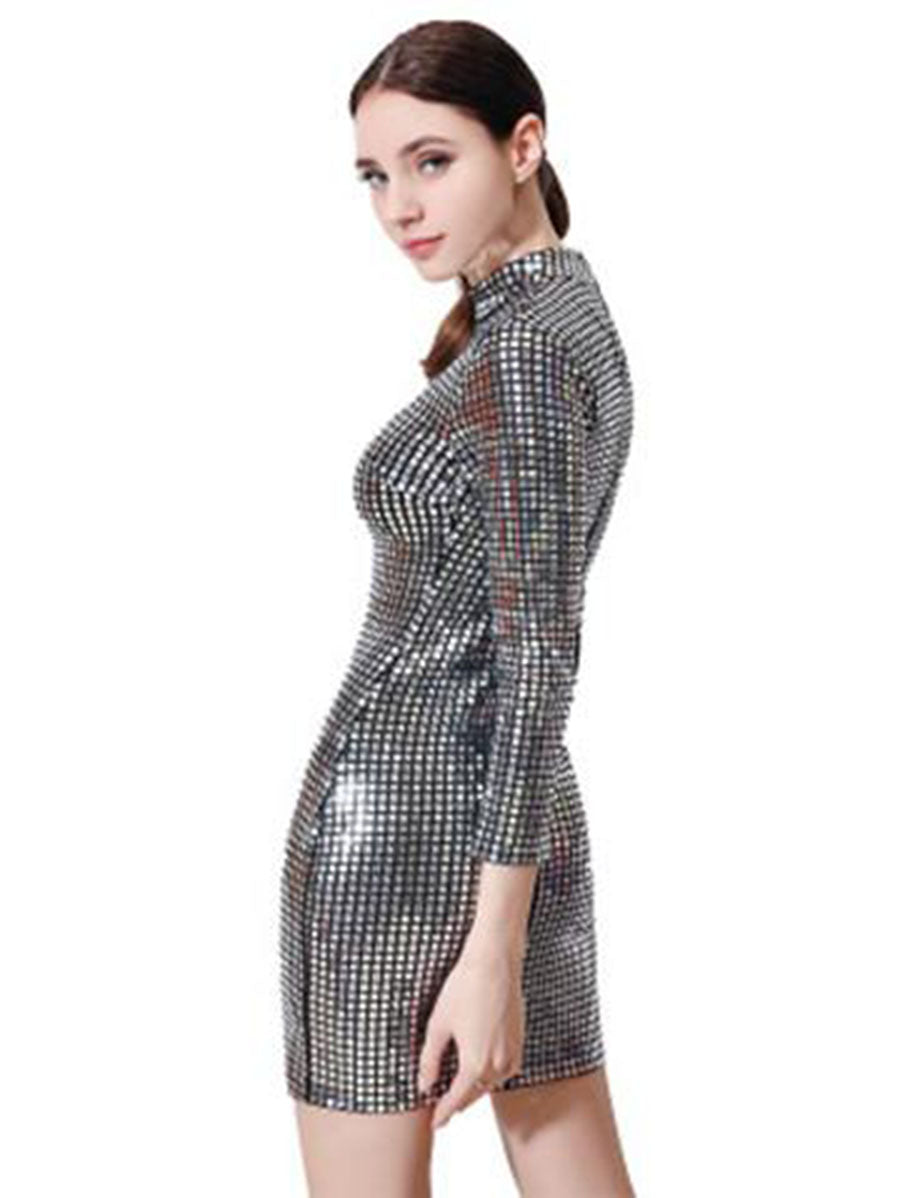 Women Party Slim Dress Sequin Sexy Hip Dress - LuckyFash™