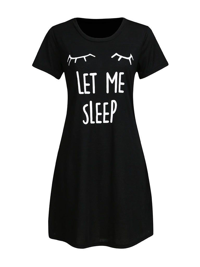 Women Print Pajama Dress - LuckyFash™