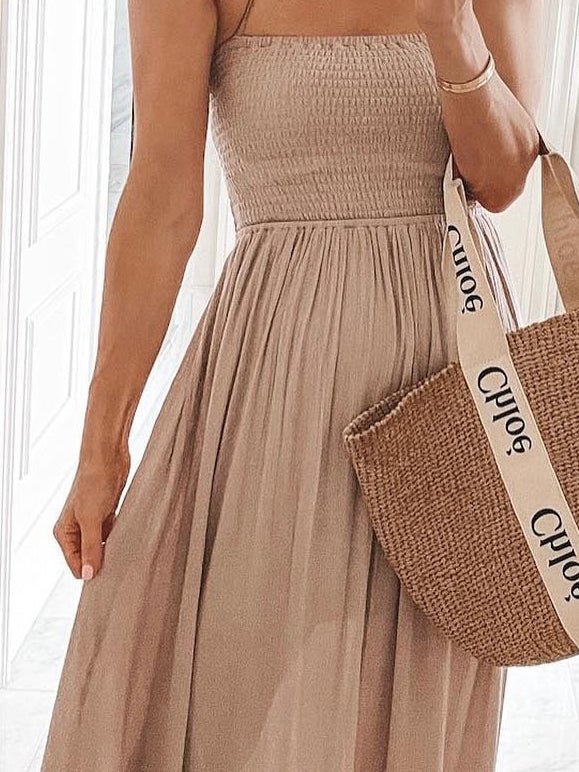 Dresses One Word Collar Halterneck Fungus Dress - LuckyFash™